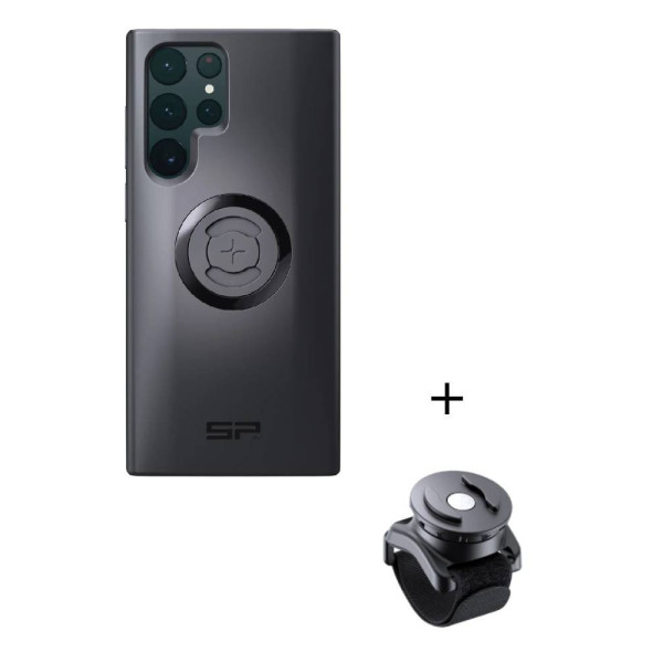 Комплект: чохол для телефону Samsung Galaxy S22 Ultra + кріплення на липучці SPC+ SP Connect