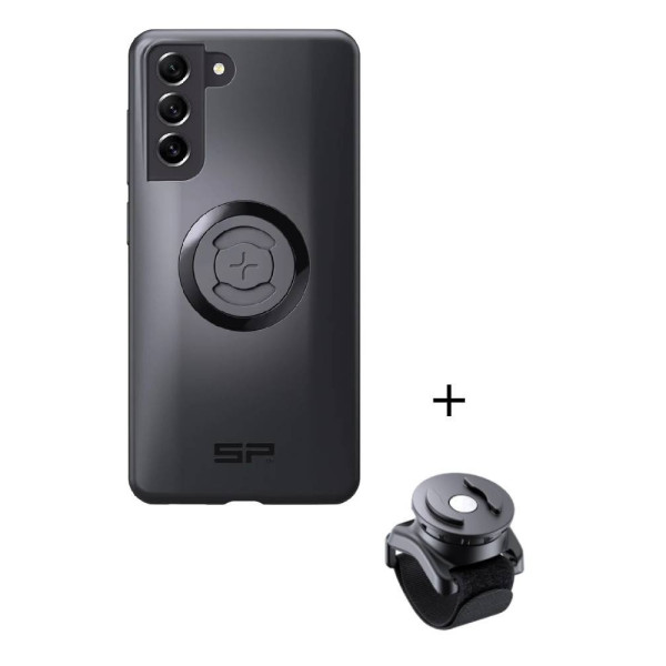 Комплект: чохол для телефону Samsung Galaxy S21 FE + кріплення на липучці SPC+ SP Connect