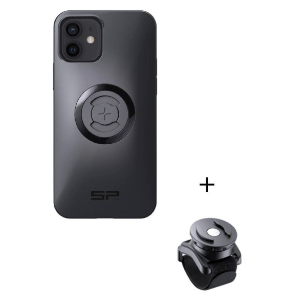 Комплект: чохол для телефону iPhone 12/12 Pro + кріплення на липучці SPC+ SP Connect