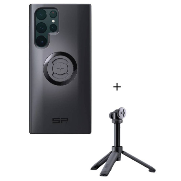 Комплект: чохол для телефону Samsung Galaxy S22 Ultra + штатив/selfie stick SPC+ SP Connect