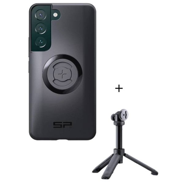 Комплект: чохол для телефону Samsung Galaxy S22 + штатив/selfie stick SPC+ SP Connect