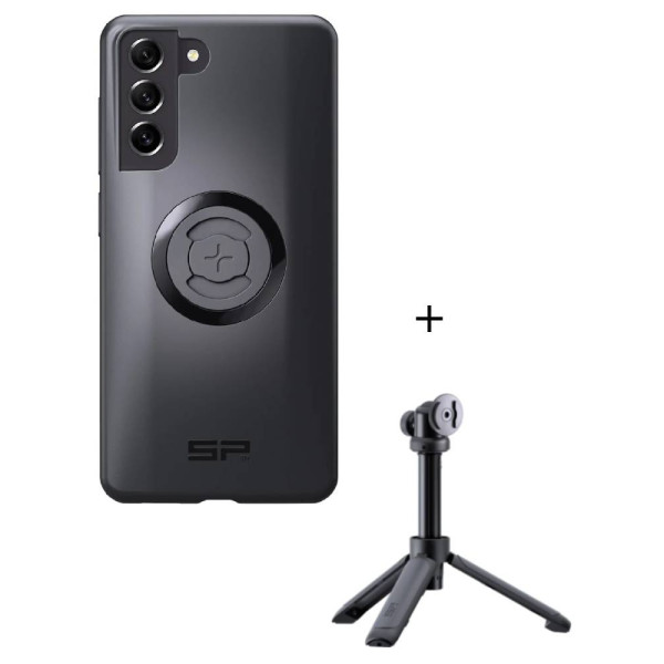Комплект: чохол для телефону Samsung Galaxy S21 FE + штатив/selfie stick SPC+ SP Connect