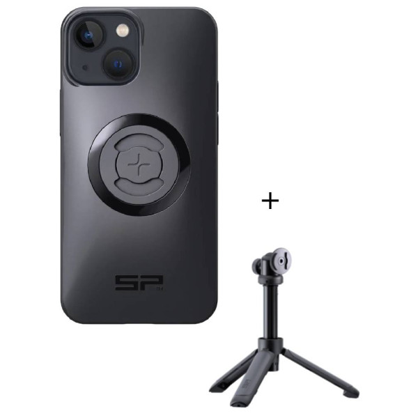 Комплект: чохол для телефону iPhone 13 mini/12 mini + штатив/selfie stick SPC+ SP Connect