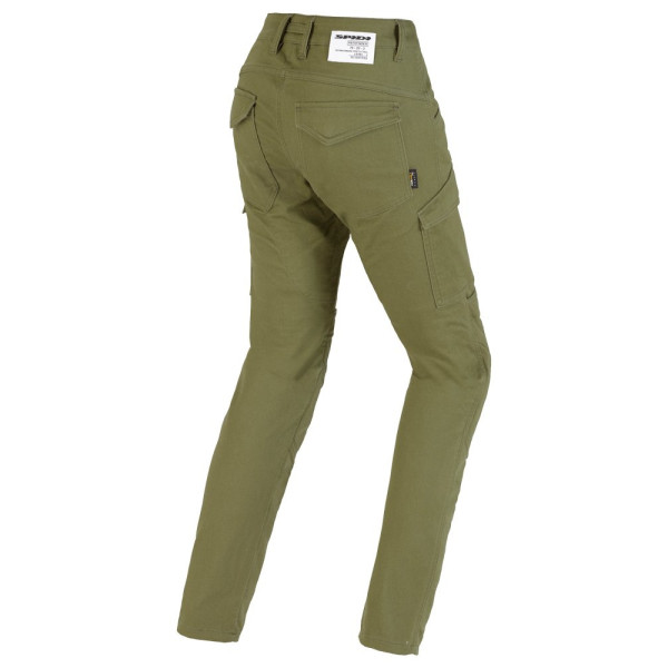Жіночі мотоциклетні джинси Spidi Pathfinder Lady зелені