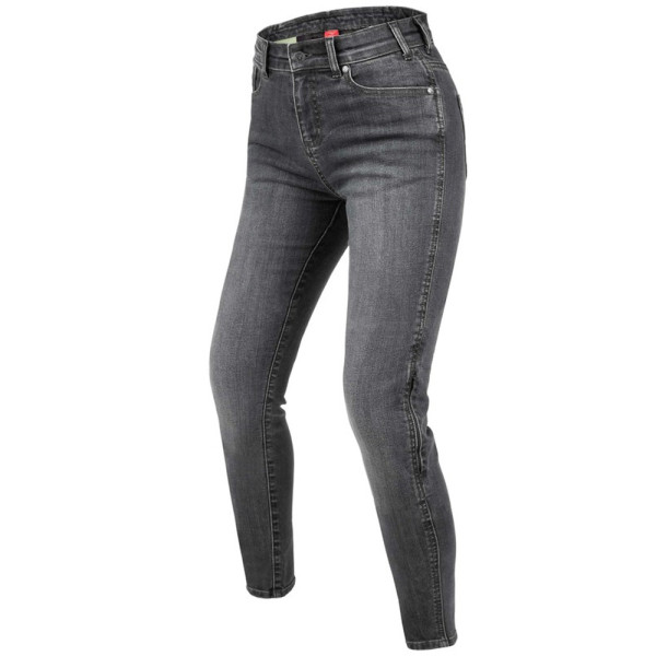 Джинси мотоциклетні жіночі Rebelhorn Classic III Slim Fit сірі