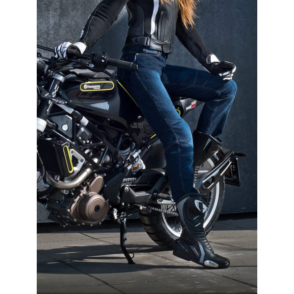 Джинси мотоциклетні жіночі Shima Sansa сині