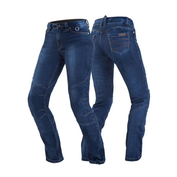 Джинси мотоциклетні жіночі Shima Sansa сині