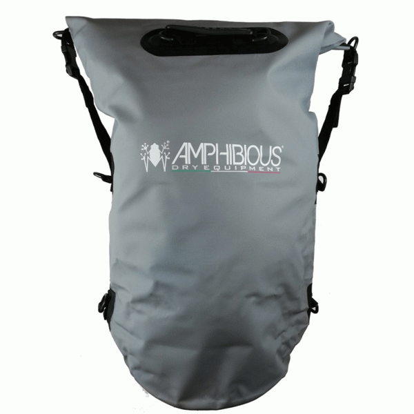 Водонепроникна сумка Amphibious Tube 40L сірий об'єм: 40 л