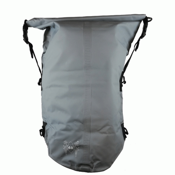 Водонепроникна сумка Amphibious Tube 40L сірий об'єм: 40 л