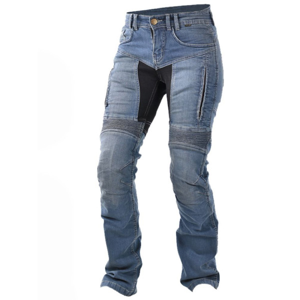Джинси мотоциклетні жіночі Trilobite Parado сині