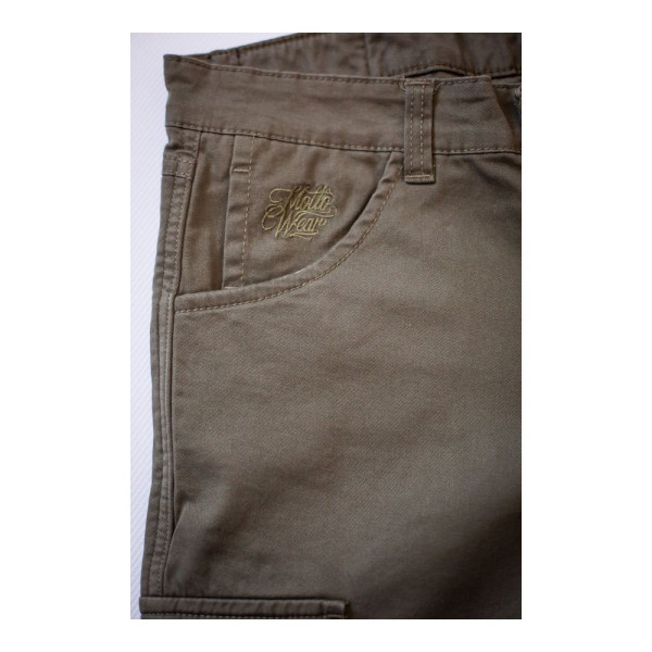 Мотоциклетні джинси Mottowear Helios зелені