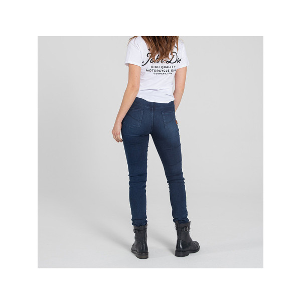 Джинси мотоциклетні жіночі John Doe Ruby сині