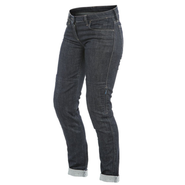 Джинси мотокросові жіночі Dainese Denim Slim Lady Tex сині