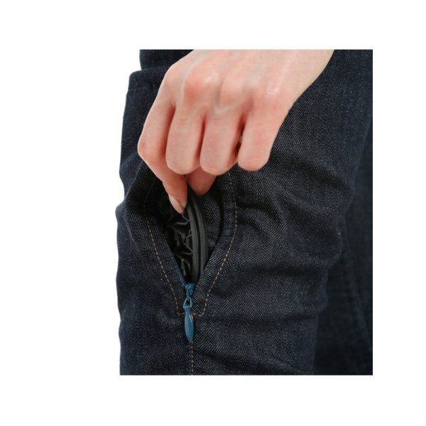 Джинси мотокросові жіночі Dainese Denim Slim Lady Tex сині