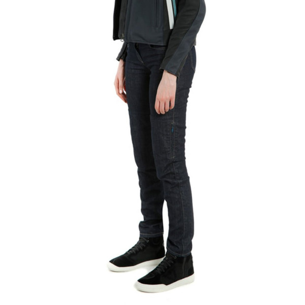 Джинси мотокросові жіночі Dainese Denim Slim Lady Tex сині