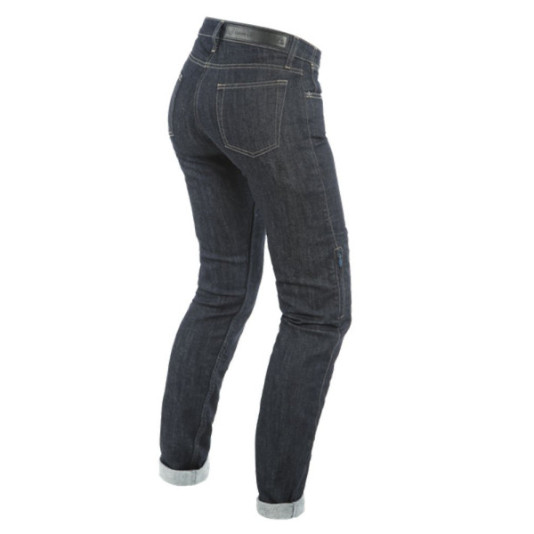 Джинси мотокросові жіночі Dainese Denim Slim Lady Tex сині