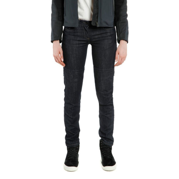 Джинси мотокросові жіночі Dainese Denim Slim Lady Tex сині