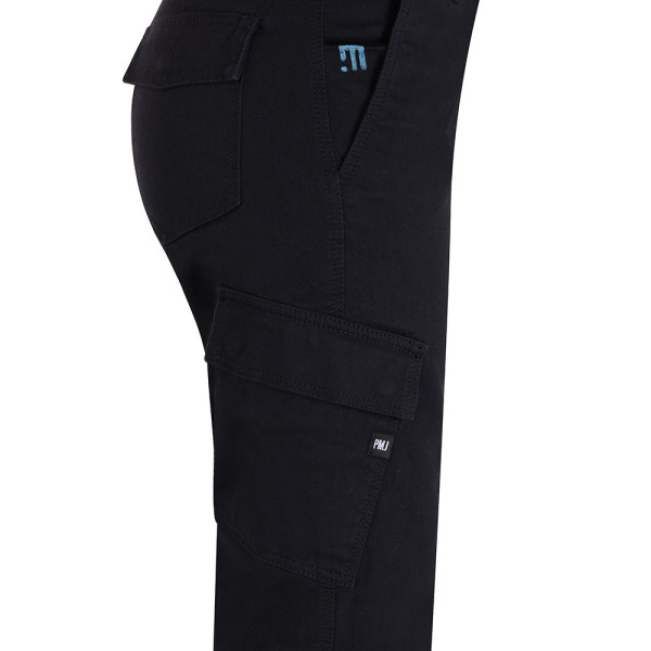 Жіночі мотоциклетні джинси PMJ Electra Cargo чорні