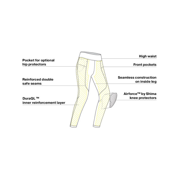 Жіночі мотоциклетні джинси Shima Cruz 2.0 чорні