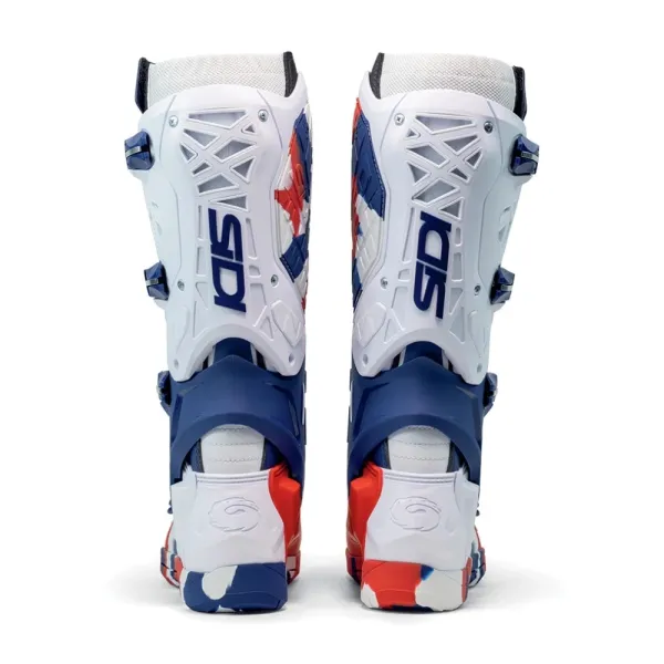 Бутси ендуро Sidi Crossair X біло-синьо-червоні