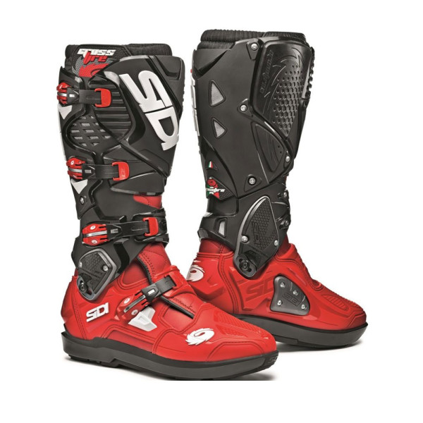 Бутси ендуро Sidi Crossfire 3 SRS чорні-червоні