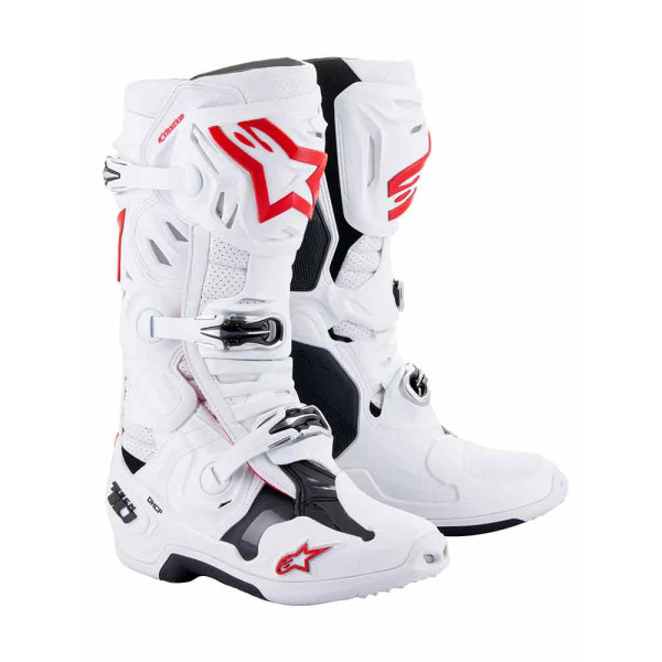 Бутси ендуро Alpinestars MX Tech 10 Supervented біло-червоні
