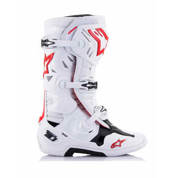Бутси ендуро Alpinestars MX Tech 10 Supervented біло-червоні
