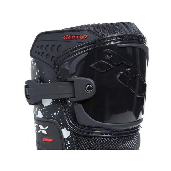 Дитячі мотоциклетні черевики TCX Comp Kid чорні-білі