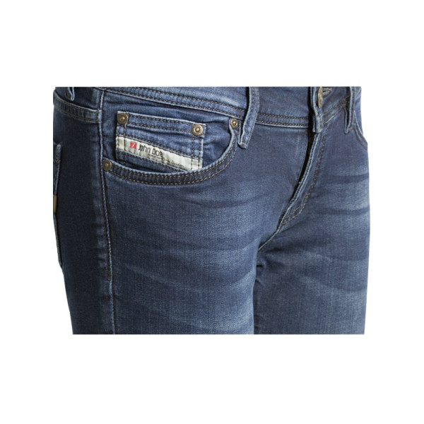 Джинсові мотоциклетні штани жіночі John Doe High Waist Betty сині