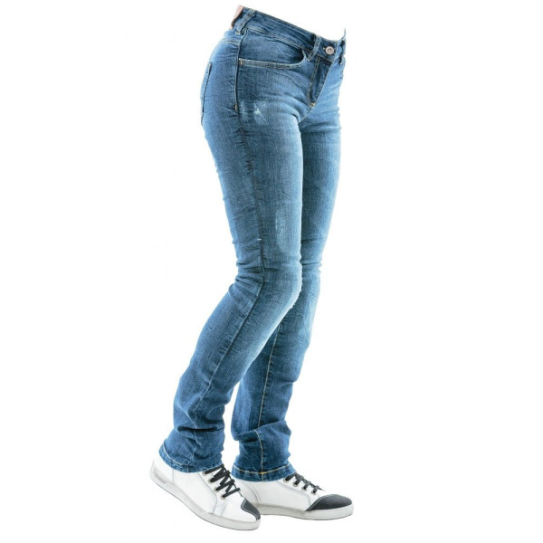 Жіночі мотоциклетні джинси City Nomad Karen Iron сині