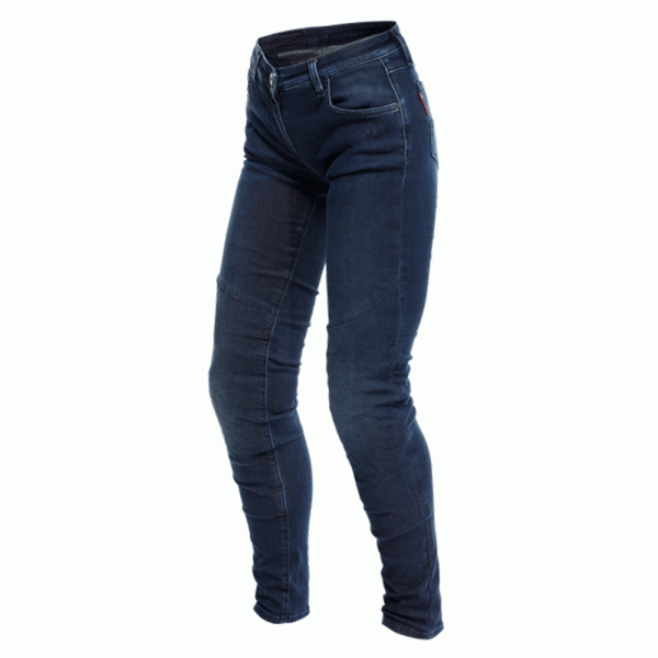 Джинси мотокросові жіночі Dainese Denim Brushed Skinny Tex сині