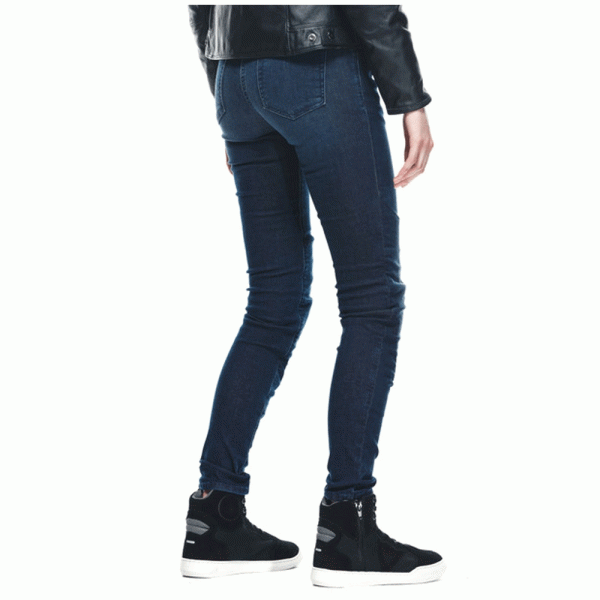 Джинси мотокросові жіночі Dainese Denim Brushed Skinny Tex сині