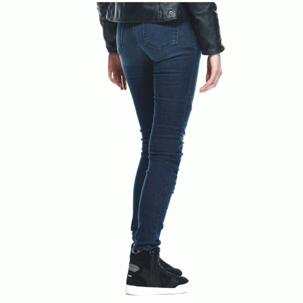 Джинси мотокросові жіночі Dainese Denim Brushed Skinny Tex сині