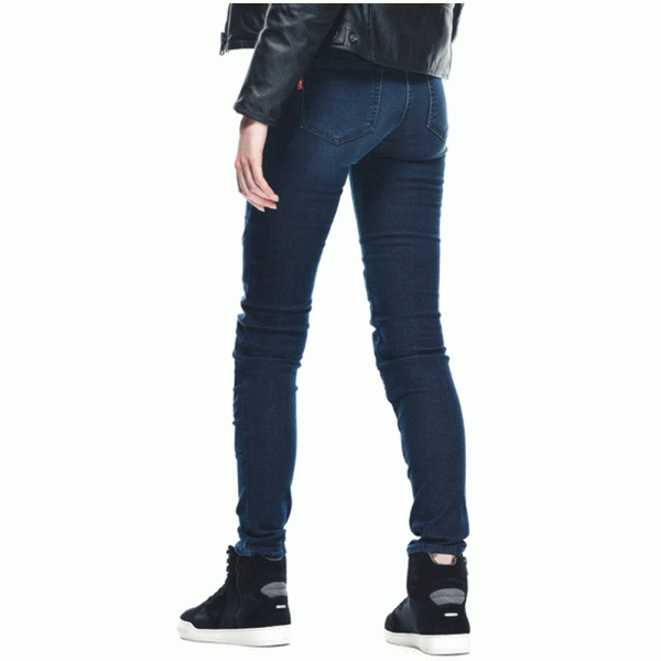 Джинси мотокросові жіночі Dainese Denim Brushed Skinny Tex сині