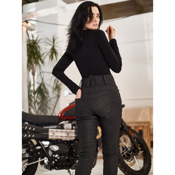 Жіночі мотоциклетні джинси Shima NOX 2.0 чорні