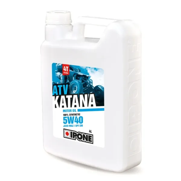 IPONE KATANA ATV 5W40 100% синтетичний 4L (естер, MA2)
