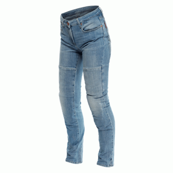 Джинси мотокросові жіночі Dainese Denim Stone Slim Tex сині