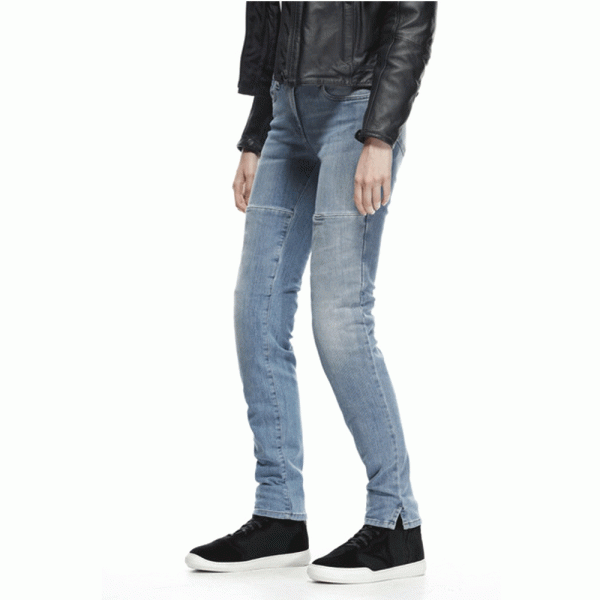 Джинси мотокросові жіночі Dainese Denim Stone Slim Tex сині