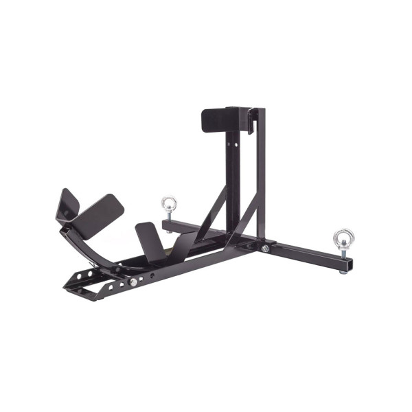 Підйомник/стійка Biketec з кріпленням переднього колеса для транспортування мотоцикла чорний з колискою