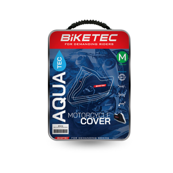 Водонепроникний чохол на мотоцикл Biketec Aquatec чорний-сірий