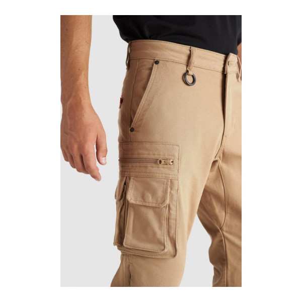 Мотоциклетні джинси Pando Moto Desert Cargo коричневі