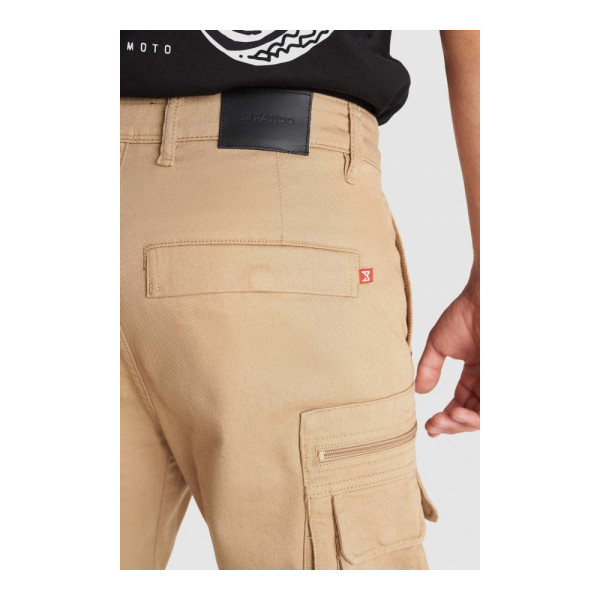 Мотоциклетні джинси Pando Moto Desert Cargo коричневі