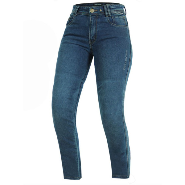 Джинси мотоциклові жіночі Trilobite Downtown сині