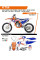 Комплект наклейок UFO Patriot для KTM SX/SXF 125/150/250/350/450 (19-) біло-синій