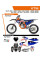 Комплект наклейок UFO Patriot для KTM SX/SXF 125/150/250/350/450 (19-) чорний