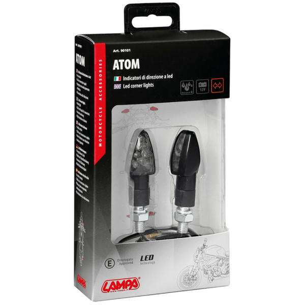 Кермо Lampa Atom 12V LED чорне