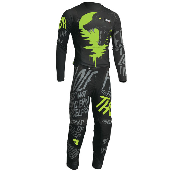 Кросові штани дитячі Thor Pulse Counting Sheep чорні-сірі