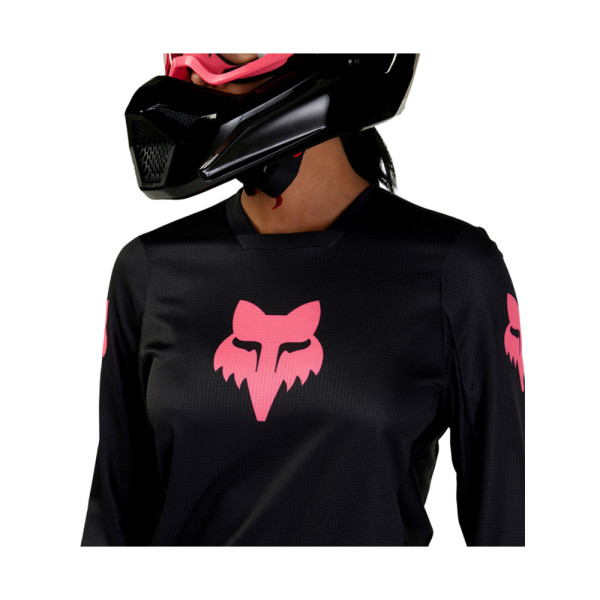 Кросова кофта Fox 180 Blackout чорна-рожева