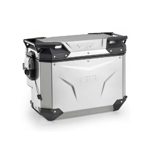 Боковий кофр GIVI Trekker Outback Evo Smart 40 алюмінієвий, срібний профільований, на праву сторону; об'єм: 40 л; без вкладки SLR