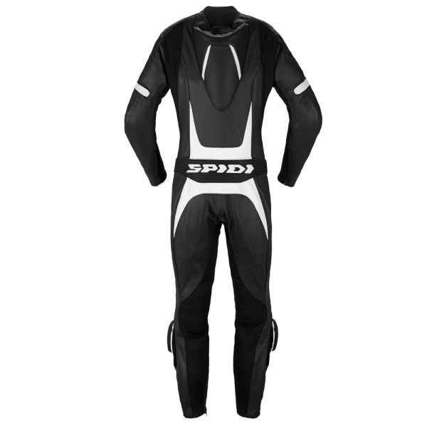 Кожаний мотоциклетний комбінезон жіночий Spidi Track Lady Perforated Pro чорний-білий